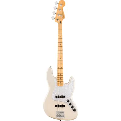 Fender Player II Modified Jazz Bass MN Olympic Pearl - 4-String Electric Bass image 1