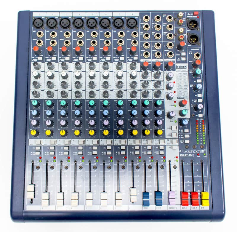 Soundcraft MFXi 8-Channel Mixer with Lexicon Effects image 1