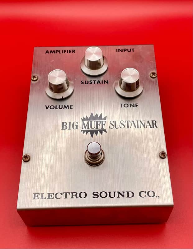 Electro Sound Co Big Muff Sustainar Vintage Fuzz Guitar Effects Pedal, Elk Japan image 1