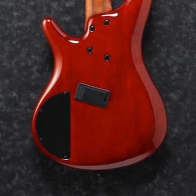 Ibanez SRMS805-BTT Workshop 5-String Multi-Scale Electric Bass - Brown Topaz Burst image 4