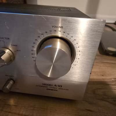 Onkyo A-10 Integrated Amplifier  A10  Silver image 3