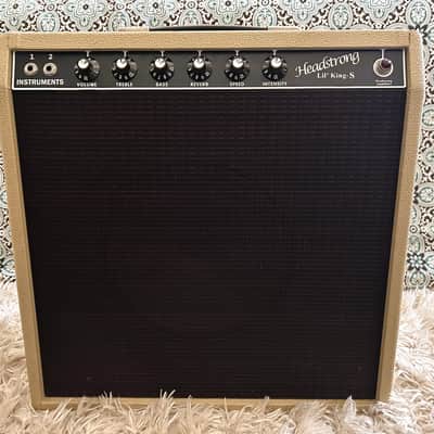 Headstrong Lil' King S 1x12 Combo - Blonde/Oxblood - Factory Mids Mod image 2