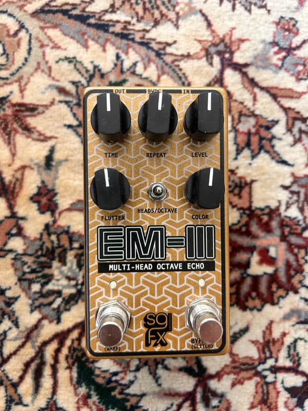SolidGoldFX EM-III Multi-Head Octave Echo 2021 - Present - Gold image 1