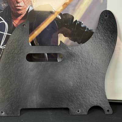 General Vintage Tone True vintage Pickguard for Blackguard ®️ Telecaster ®️ Black fiberboard Bakelite - Aged image 2