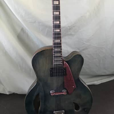 EL WELKER 17" Archtop 2002 - Leather image 4
