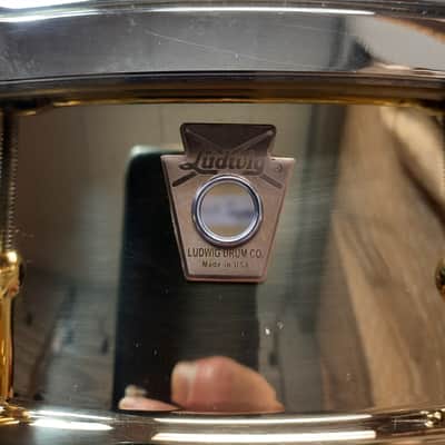 Ludwig Limited Edition Supraphonic "Brass Beauty" 6.5x14" Snare Drum with Brass Tube Lugs and P86 Millennium Strainer image 11