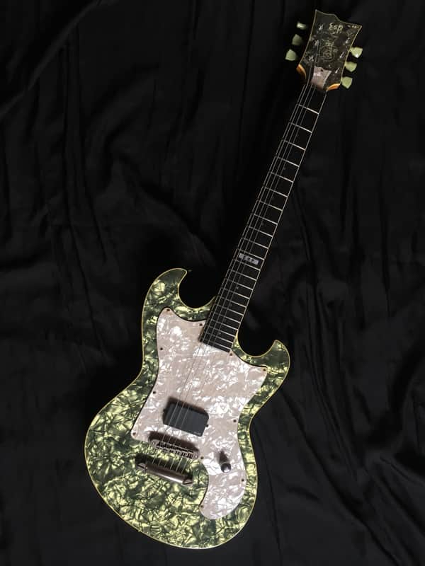 ESP Low-G Logan Mader Ultratone 1999 Green Perloid | Reverb