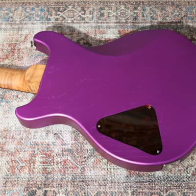 Deimel Guitar Works Doublestar RawTone Set-Neck - 2024 - Open Pore, Matt Purple Candy Metallic. NEW, (Authorized Dealer) image 11