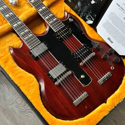 Gibson EDS-1275 Jimmy Page Played & Signed Doubleneck Custom Shop Aged Collectors Edition image 9
