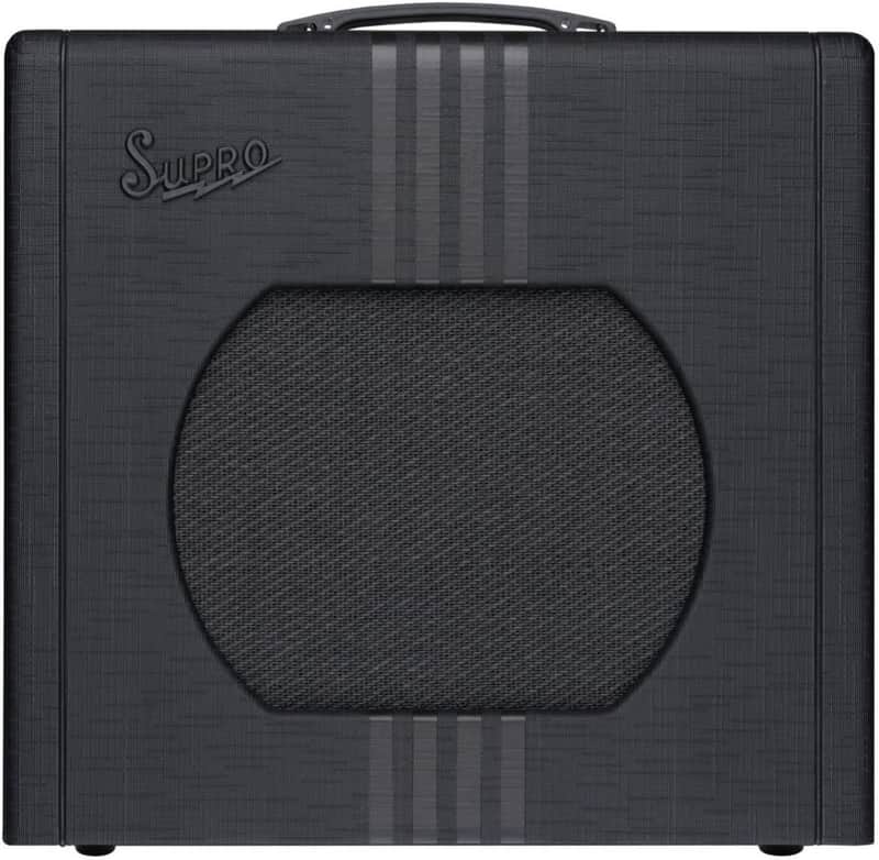 Supro Delta King 12 1 x 12-inch 15-watt Tube Combo Amp - Black and Black image 1
