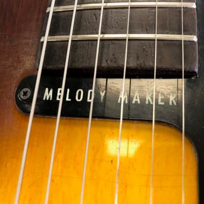 1959 Gibson Melody Maker 3/4 Sunburst - All Original w/ Original Case image 5