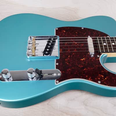 Fender FSR Hybrid II Telecaster MIJ 2024 Teal Green Metallic w/ Matching Headstock Japan w/ Bag image 4