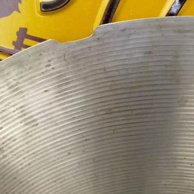 PAISTE Formula 602 24" Ride, Pre Serial (1960s) Vintage. image 4
