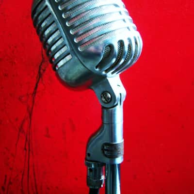 Vintage 1940's Shure 55 Cardioid Dynamic Microphone mod LED light lamp # 1 556S 556 55 55SW image 7