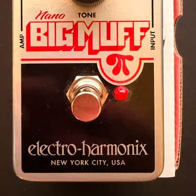 Electro-Harmonix Nano Big Muff Pi Distortion / Sustainer 2013 - Present - White / Black / Red image 1