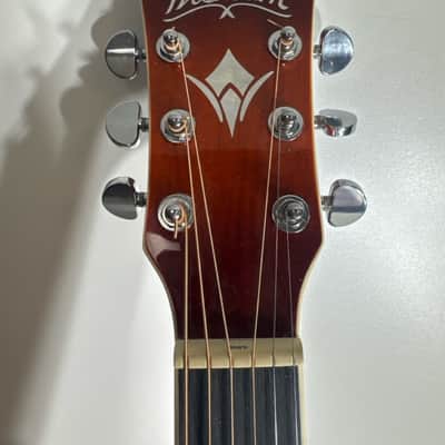 Washburn EA15ITB Festival Series Mini Jumbo with Electronics 2010s - Ice Tea Burst image 4
