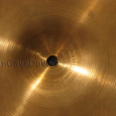 16" VINTAGE ZILDJIAN A series CRASH CYMBAL, 1128 grams, GREAT CONDITION! BENDABLE THIN, DEMO VIDEO! image 5