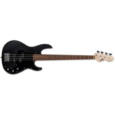 ESP LTD AP-204 Black Satin BLKS Electric Bass Guitar AP 204 AP204 - Brand New image 1