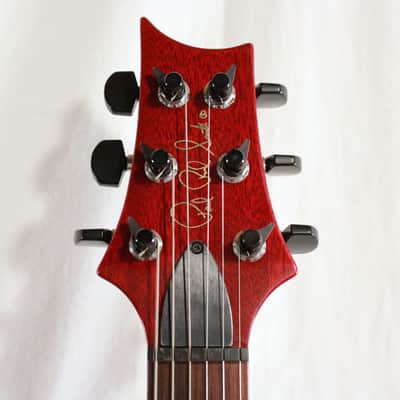 1999 Paul Reed Smith PRS Custom 24 USA Flame Maple Top Transparent Red Electric Guitar w/ OHSC image 3