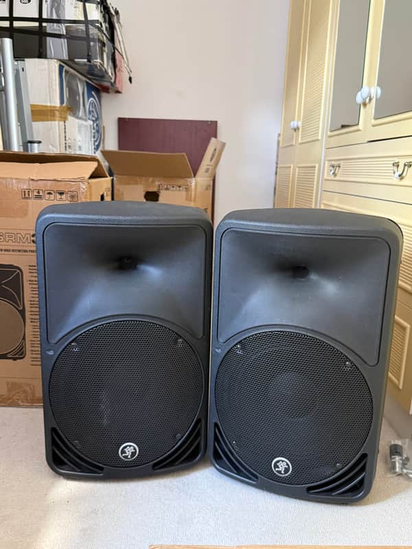 Mackie SRM350v2 10" 2-Way Powered Loudspeaker 2008 - 2014 - Black x 2(pair) image 1