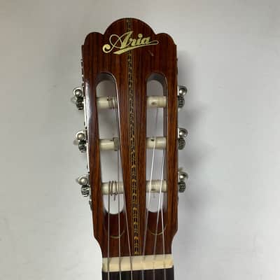 Aria Model A555 Classical Acoustic Guitar Made In Japan With Gig Bag image 5