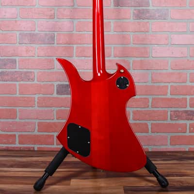 B.C. Rich Mockingbird 100th Namm Limited Edition #52 of 100 Flame Maple Top Transparent Red 2001 w/OHSC image 7