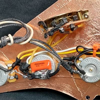 Rock'N R Guitars Loaded Pickguard for Strat Robbie Robertson Last Waltz Tribute 2026 - Black image 3