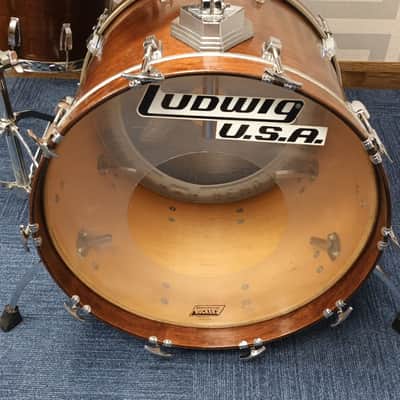 Ludwig 80s Modular Super Classic Shell Pack in Walnut – 22″,10″, 12″ & 14″ image 2