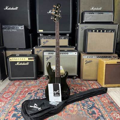 1995 Fender Pro Feel Lyte Series PJR-94 with FEQ-3A Active EQ - Original Gig Bag image 4