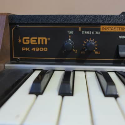 EXTRA RARE! 70`s GEM PK 4900 Vintage Analogue Poly Synthesizer image 7
