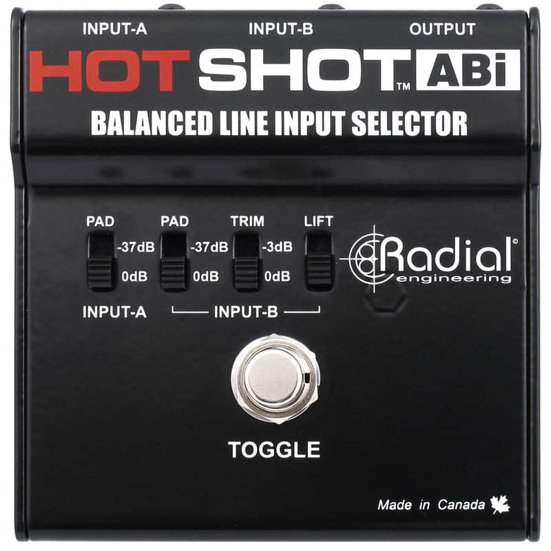 Radial HotShot ABi XLR AB Footswitch Selector image 1