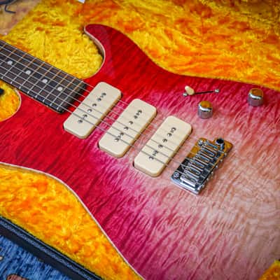TOM ANDERSON USA Drop Top Hollow Quilt Wakesurf " Strawberry Shortcake + Ziricote" (2023) image 2