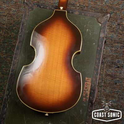 Vintage 1970 Hofner 500/1 Violin Bass Made in Germany Beatle Bass Nitro image 11