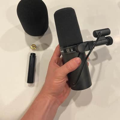 Shure SM7B Cardioid Dynamic Microphone 2001 - Present - Black image 1