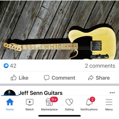 Original Senn Pomona LEFTY Esquire 2018 Relic Blonde image 4
