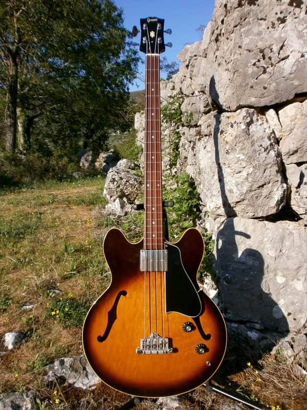 Greco SAB-100 1988 Semi Acoustic Bass Guitar SUPER REAL PROJECT