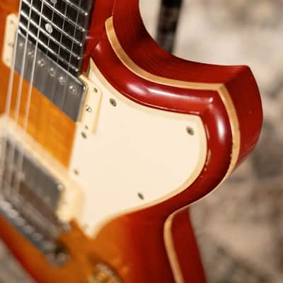 Novo Serus H2 Electric Guitar - Faded Cherry Burst with Gig Bag image 13