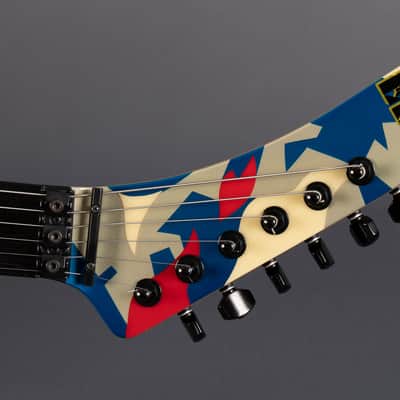 ESP Kamikaze II George Lynch Blue Camo 1989 image 17