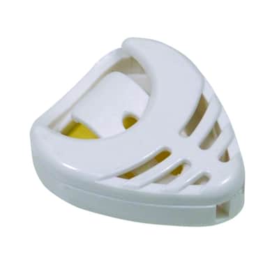 Omikron Guitar Pickholder " White" Stick-On non-marring adhesive Two Pieces + Picks. image 4