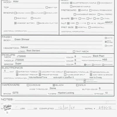 2024 - James Tyler Studio Elite HD - Green Shmear image 17