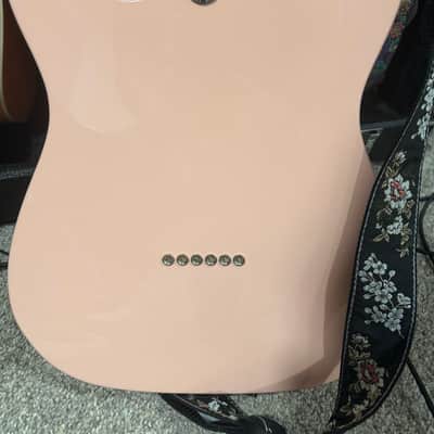 Fender Vintera '70s Telecaster Thinline by with Maple Fretboard 2020 - 2021 - Shell Pink CME exclusive image 6