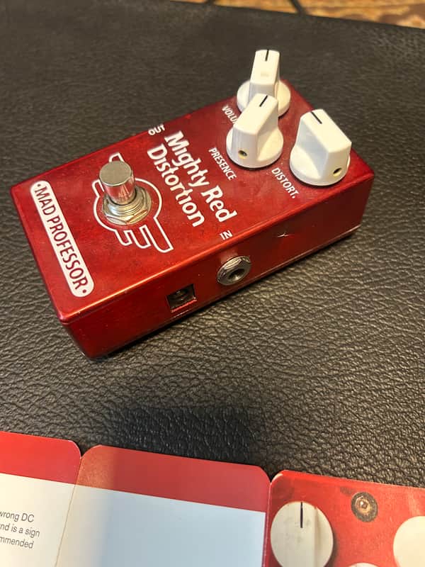 Mad Professor Mighty Red Distortion boost overdrive | Reverb