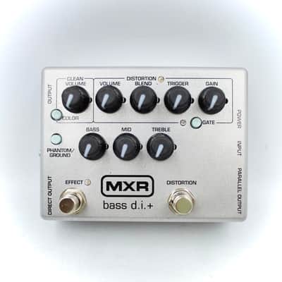 MXR M80 Bass DI + Bass Preamp Distortion Limited Silver With Original Box Guitar Effect Pedal AB18Z992 image 2