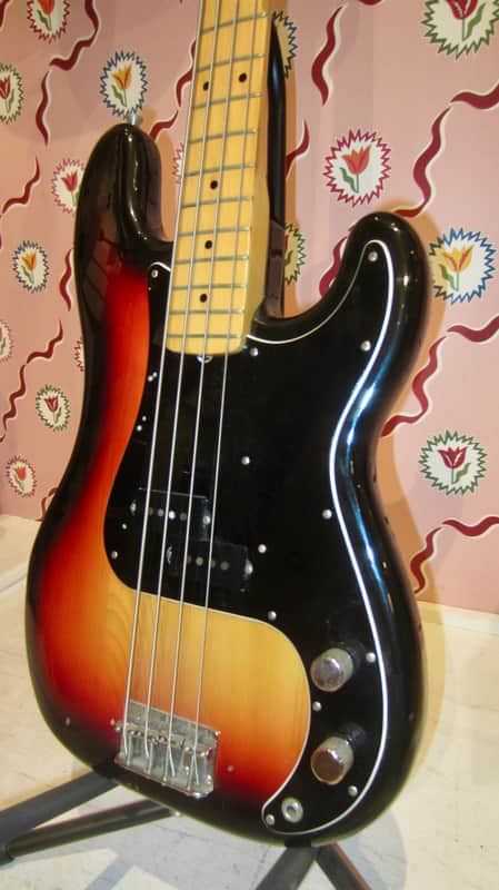 Joo Dee Artist Precision Bass P-Bass Copy 1970s - Sunburst image 1
