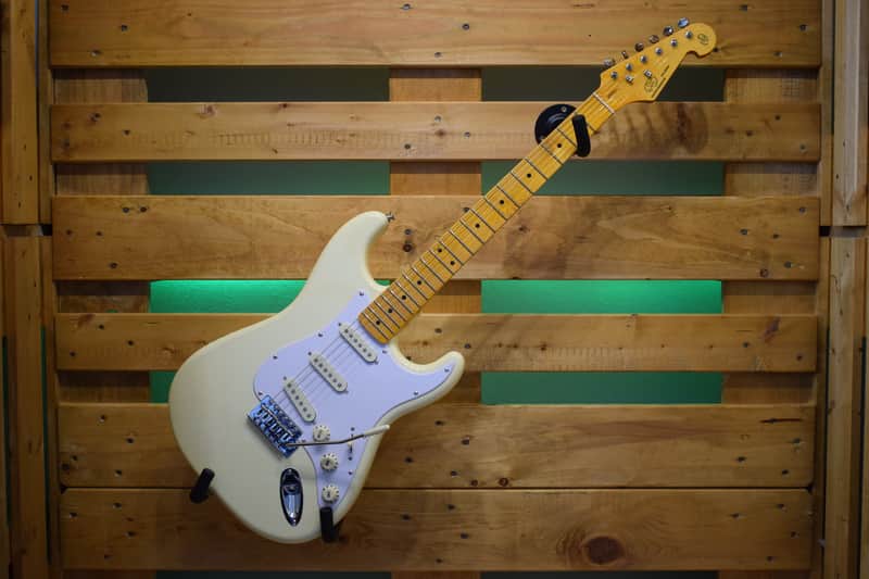 SX SST57-VWH 2024 - Vintage White E- Gitarre 57er vintage Style, 3 Single Coil Pickups, Vint.Tremolo image 1