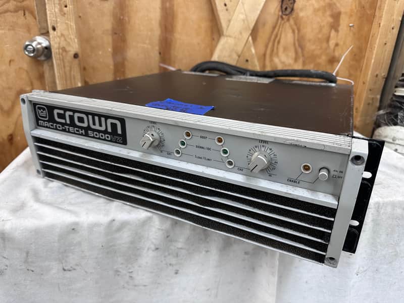 Crown Macro-Tech 5000 2 Channel Power Amplifier - READ - #0434 - CH 1 @ 40% image 1