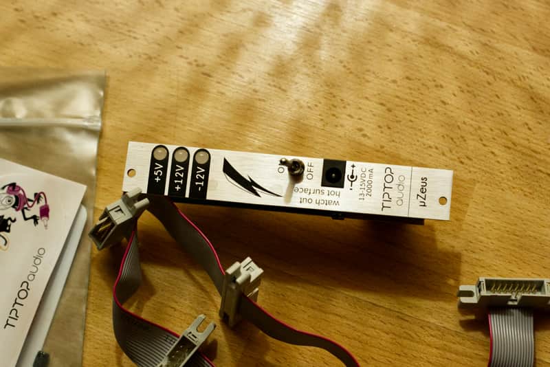 Tiptop Audio uZeus Eurorack Power Supply Module + 3000MA MANTIS image 1