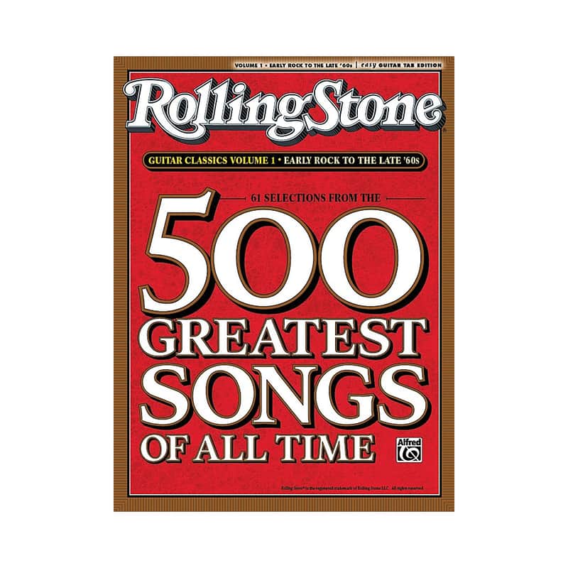 Alfred Rolling Stone 500 Greatest Songs Of All Time Guitar Classics Volume 1 image 1