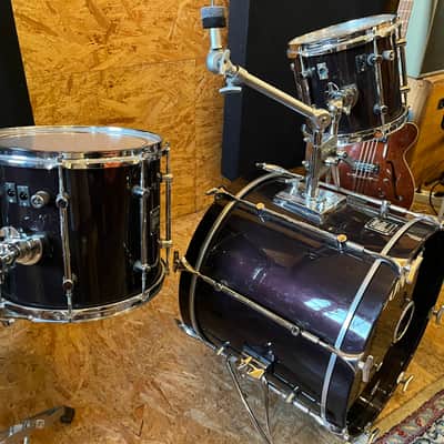 Sonor Hilite 20/10/14 Drum Set – Dark Violet – Vintage German Maple – EV Mics & dDrum Triggers image 8