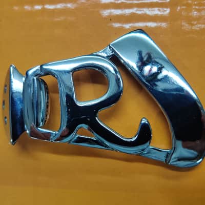 Rickenbacker 12-String Chrome R Tailpiece and bracket. image 3